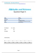 Aldehydes and ketones Q 5