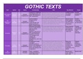 Gothic Texts Summaries