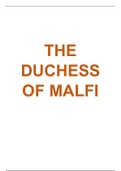 The Duchess of Malfi Study Guide