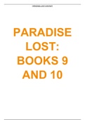 Paradise Lost Study Guide (Books 9 and 10)