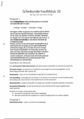 Scheikunde samenvatting - H16 Op weg naar duurzame energie - Chemie (6e editie) - VWO6