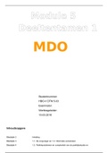 HBO-V HAN - Verslag / tentamen MDO - Verpleegkundig leiderschap - Module 5 deeltentamen 1 - Beoordeling 7.2