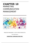 Marketing Management Chapter 10