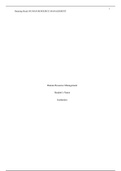 Assignment 2: Human Resource Management Training Proposal (graded A)