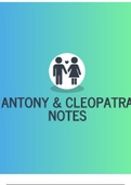 ieb Antony and Cleopatra Notes