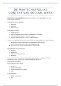 Maatschappelijke context van sociaal werk