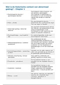 Begrippenlijst van Abnormal Psychology: An integrative approach van Barlow & Durand (2019/2020)