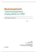 NCOI moduleopdracht Talentmanagement, employability en HRD (cijfer 8) incl. verbeterpunten en opdrachtomschrijving