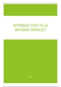 Intro to AI summary booklet