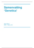 Samenvatting - Genetica