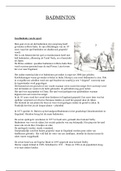 geschiedenis van badminton   spelregels