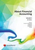 About Financial Accounting Volume 2 6th Edition
