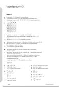 Moderne wiskunde 11e editie 4 Havo wiskunde A  Vaardigheden 3 uitwerkingen