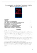 Orthopedagogiek, Ontwikkelingen, Theorieën en Modellen (Ruijssenaars) | Samenvatting boek, Inleiding Orthopedagogiek