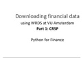 05-How to download financial data from CRSP