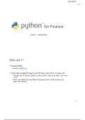 01-Introduction of Python for Finance
