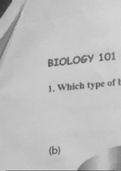 Bio 104 exam 1 REESE Campbell Questions