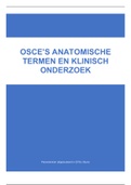 OSCE's anatomische termen en klinisch onderzoek