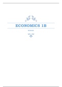 ECONOMICS 1601 NOTES
