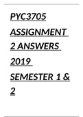 PYC3705 ASSIGNMENT 2 ANSWERS 2019