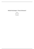 Hoorcolleges Theory and Research Medische Psychologie