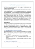 Uitgebreide Samenvatting Europa een nieuwe Geografie &lpar;2e druk&rpar; H1&comma;2&comma;3&comma;5&comma;6&comma;7