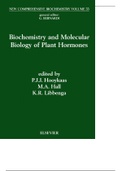 Biochemistry and Molecular Biology of Plant Hormones 