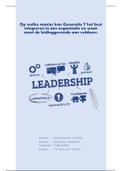 Verslag Connected Leadership - HBS Keuzesemester