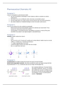 Pharmacetucial Chemistry hoofdstuk 2, 7 en 11