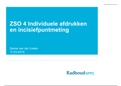 ZSO 4 Individuele afdruk en incisiefpuntmeting 