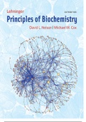 Principles of Biochemistry Lehninger 6 Edition