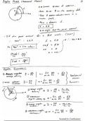 Angular Momentum Notes + 2 page Summary (PHY1004W)