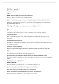 Samenvatting stof voor de toets week 5