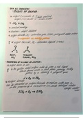 Chemistry AQA A-level Oxides of Sulfur