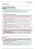 Human Rights Act reform NOTES & Tutorial Answers // 1st class // colour-co-ordinated.