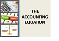 Notes_The Accounting Equation