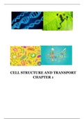 cell structure and transport 