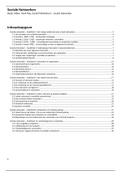 Sociaal kapitaal en netwerken - samenvatting colleges&comma; boek en artikelen