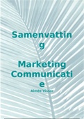 Samenvatting Marketingcommunicatie