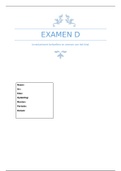 Examen D inventriseerd