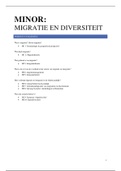 Minor Migratie en diversiteit samenvatting