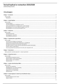 Sociaal kapitaal en netwerken - samenvatting colleges - Vrije Universiteit Amsterdam 2019&sol;2020
