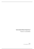 Samenvatting Software Engineering 3