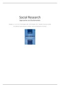 Social Research: Approaches and Fundamentals (pre-master UvT_Meth. Meas. And Stat. for PM students)