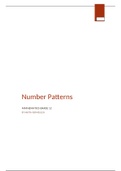 Number Patterns Study Notes