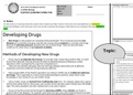 OCR Biology A level developing drugs