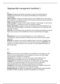 BUNDEL Management Robbins hoofdstuk 1+2 samenvatting en begrippenlijst