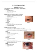 Optometrisch Onderzoek 1 oogaandoeningen 