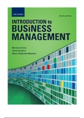 Business Management prescribed book 