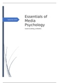 Essentials of Media Psychology